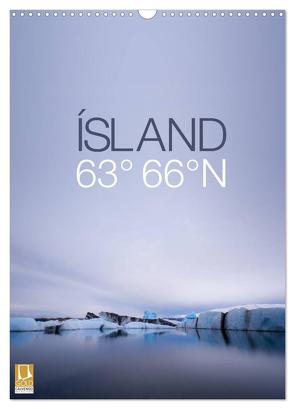 ÍSLAND 63° 66° N (Wandkalender 2024 DIN A3 hoch), CALVENDO Monatskalender von Paul Kaiser,  Frank