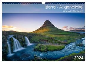 Island – Augenblicke 2024 (Wandkalender 2024 DIN A3 quer), CALVENDO Monatskalender von Höntschel,  Alexander