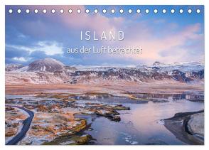 Island aus der Luft betrachtet (Tischkalender 2024 DIN A5 quer), CALVENDO Monatskalender von Schürholz,  Peter