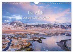 Island aus der Luft betrachtet (Wandkalender 2024 DIN A4 quer), CALVENDO Monatskalender von Schürholz,  Peter