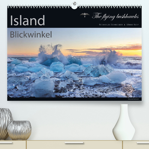 Island Blickwinkel 2024 (hochwertiger Premium Wandkalender 2024 DIN A2 quer), Kunstdruck in Hochglanz von flying bushhawks,  The