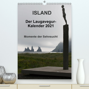 Island – Der Laugavegur-Kalender 2021 (Premium, hochwertiger DIN A2 Wandkalender 2021, Kunstdruck in Hochglanz) von Tschöpe,  Frank