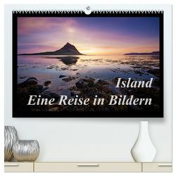 Island – Eine Reise in Bildern (hochwertiger Premium Wandkalender 2024 DIN A2 quer), Kunstdruck in Hochglanz von Kägi,  Manuela