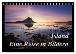 Island – Eine Reise in Bildern (Tischkalender 2024 DIN A5 quer), CALVENDO Monatskalender von Kägi,  Manuela