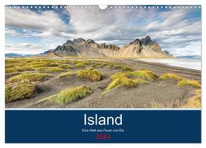 Island – Eine Welt aus Feuer und Eis (Wandkalender 2024 DIN A3 quer), CALVENDO Monatskalender von Möller,  Martin