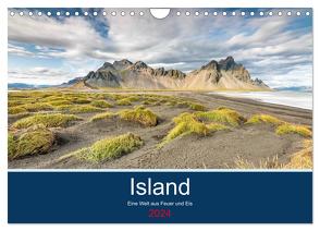 Island – Eine Welt aus Feuer und Eis (Wandkalender 2024 DIN A4 quer), CALVENDO Monatskalender von Möller,  Martin