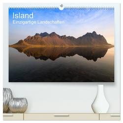 Island – einzigartige Landschaften (hochwertiger Premium Wandkalender 2024 DIN A2 quer), Kunstdruck in Hochglanz von Zilz,  Timo