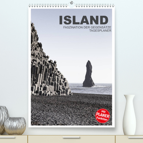 Island – Faszination der Gegensätze – Tagesplaner (Premium, hochwertiger DIN A2 Wandkalender 2022, Kunstdruck in Hochglanz) von Steiner,  Ingrid