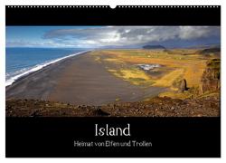 Island – Heimat von Elfen und Trollen (Wandkalender 2024 DIN A2 quer), CALVENDO Monatskalender von Plettscher,  Wolfram