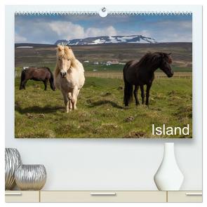 Island (hochwertiger Premium Wandkalender 2024 DIN A2 quer), Kunstdruck in Hochglanz von Gulbins,  Helmut