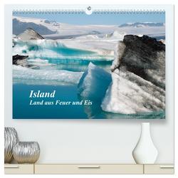 Island (hochwertiger Premium Wandkalender 2024 DIN A2 quer), Kunstdruck in Hochglanz von Scholz,  Frauke