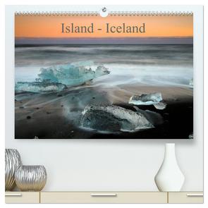 Island – Iceland (hochwertiger Premium Wandkalender 2024 DIN A2 quer), Kunstdruck in Hochglanz von Grosskopf,  Rainer