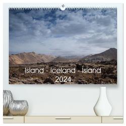 Island – Iceland – Ísland (hochwertiger Premium Wandkalender 2024 DIN A2 quer), Kunstdruck in Hochglanz von Hiob,  Astrid