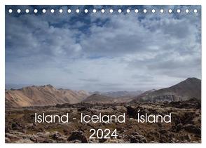 Island – Iceland – Ísland (Tischkalender 2024 DIN A5 quer), CALVENDO Monatskalender von Hiob,  Astrid