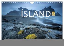 Island Impressionen von Armin Fuchs (Wandkalender 2024 DIN A4 quer), CALVENDO Monatskalender von Fuchs,  Armin