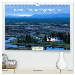 Island – Insel im magischen Licht (hochwertiger Premium Wandkalender 2024 DIN A2 quer), Kunstdruck in Hochglanz von Hafen,  Thomas