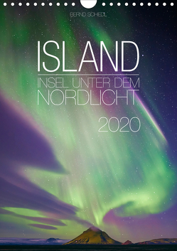 Island – Insel unter dem Nordlicht (Wandkalender 2020 DIN A4 hoch) von Schiedl,  Bernd