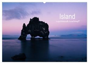 Island – inspirierende Landschaft (Wandkalender 2024 DIN A2 quer), CALVENDO Monatskalender von Gimpel,  Frauke
