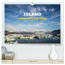 Island – Landschaft und Natur (hochwertiger Premium Wandkalender 2024 DIN A2 quer), Kunstdruck in Hochglanz von Rusch - www.w-rusch.de,  Winfried