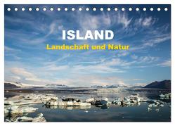 Island – Landschaft und Natur (Tischkalender 2024 DIN A5 quer), CALVENDO Monatskalender von Rusch - www.w-rusch.de,  Winfried