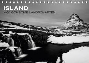 Island – Monochrome Landschaften (Tischkalender 2018 DIN A5 quer) von Paul Kaiser,  Frank