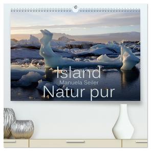 Island Natur pur (hochwertiger Premium Wandkalender 2024 DIN A2 quer), Kunstdruck in Hochglanz von Seiler,  Manuela