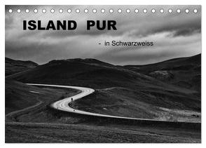 Island pur (Tischkalender 2024 DIN A5 quer), CALVENDO Monatskalender von Irmer,  Roswitha