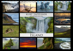 Island (Tischkalender 2021 DIN A5 quer) von Tappeiner,  Kurt