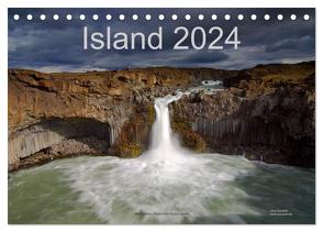 Island (Tischkalender 2024 DIN A5 quer), CALVENDO Monatskalender von Dauerer,  Jörg