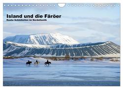 Island und die Färöer (Wandkalender 2024 DIN A4 quer), CALVENDO Monatskalender von Pantke,  Reinhard