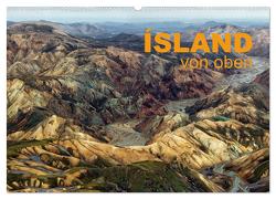 Island von oben (Wandkalender 2024 DIN A2 quer), CALVENDO Monatskalender von Ratzer,  Klaus