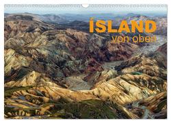 Island von oben (Wandkalender 2024 DIN A3 quer), CALVENDO Monatskalender von Ratzer,  Klaus