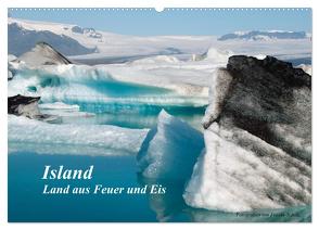 Island (Wandkalender 2024 DIN A2 quer), CALVENDO Monatskalender von Scholz,  Frauke