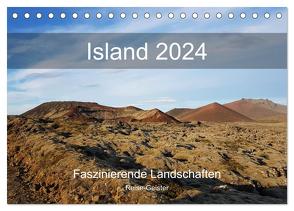 Island Wandkalender 2024 – Faszinierende Landschaftsfotografien (Tischkalender 2024 DIN A5 quer), CALVENDO Monatskalender von Reise-Geister,  Reise-Geister