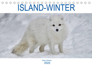 ISLAND-WINTER (Tischkalender 2022 DIN A5 quer) von Gerken,  Klaus