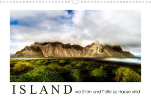 Island wo Elfen und Trolle zuhause sind (Wandkalender 2023 DIN A3 quer) von Sulima,  Dirk