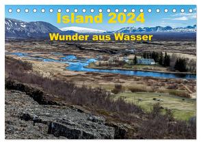 Island – Wunder aus Wasser (Tischkalender 2024 DIN A5 quer), CALVENDO Monatskalender von Dumont,  Andreas