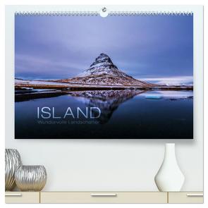 Island – Wundervolle Landschaften (hochwertiger Premium Wandkalender 2024 DIN A2 quer), Kunstdruck in Hochglanz von Paul Kaiser,  Frank