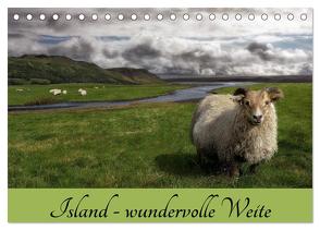 Island – wundervolle Weite (Tischkalender 2024 DIN A5 quer), CALVENDO Monatskalender von Söckchen,  Das