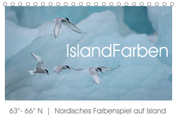 IslandFarben. 63°- 66°N Nordisches Farbenspiel auf Island (Tischkalender 2021 DIN A5 quer) von van der Wiel,  Irma