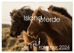 Islandpferde – Der Tölt Kalender (Wandkalender 2024 DIN A2 quer), CALVENDO Monatskalender von van der Wiel www.kalender-atelier.de,  Irma