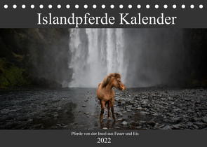 Islandpferde Kalender – Pferde von der Insel aus Feuer und Eis (Tischkalender 2022 DIN A5 quer) von Voth,  Alexandra
