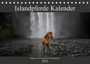 Islandpferde Kalender – Pferde von der Insel aus Feuer und Eis (Tischkalender 2023 DIN A5 quer) von Voth,  Alexandra