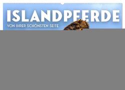Islandpferde – Von ihrer schönsten Seite (Wandkalender 2024 DIN A2 quer), CALVENDO Monatskalender von SF,  SF