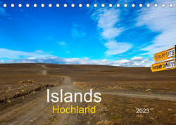 Islands Hochland (Tischkalender 2023 DIN A5 quer) von Pompsch,  Heinz