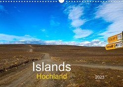 Islands Hochland (Wandkalender 2023 DIN A3 quer) von Pompsch,  Heinz