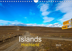 Islands Hochland (Wandkalender 2023 DIN A4 quer) von Pompsch,  Heinz