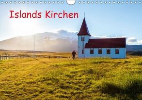 Islands Kirchen (Wandkalender 2018 DIN A4 quer) von Klesse,  Andreas