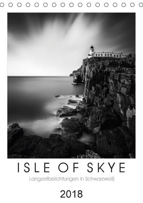 Isle of Skye – Langzeitbelichtungen in Schwarzweiß (Tischkalender 2018 DIN A5 hoch) von Bichler,  Thomas