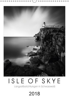 Isle of Skye – Langzeitbelichtungen in Schwarzweiß (Wandkalender 2018 DIN A3 hoch) von Bichler,  Thomas